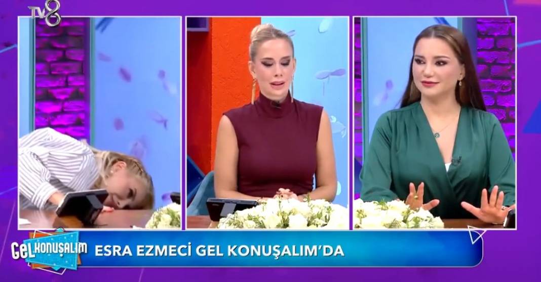 Esra Ezmeci'nin kalçası canlı yayın konusu oldu: Ece Erken inanmayıp bakın ne yaptı! 7