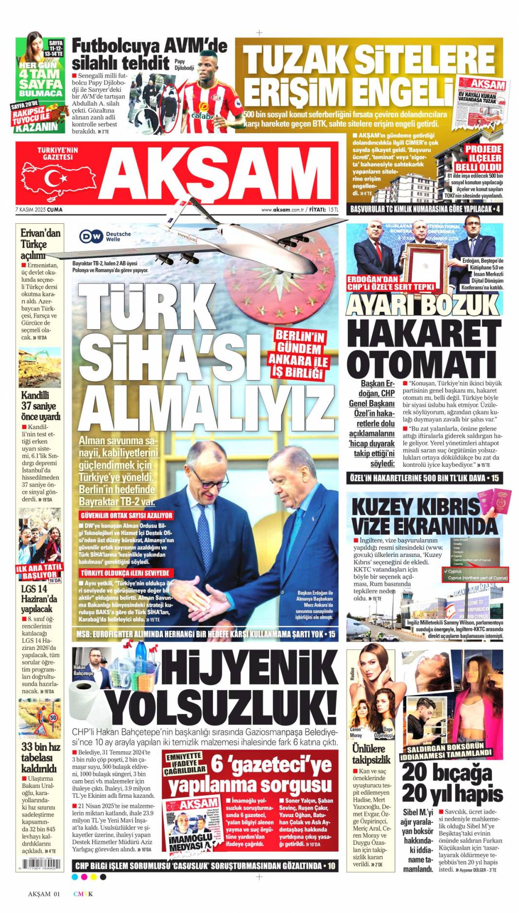 Yolsuzluklar ortaya dökülünce Özel çirkinleşiyor: 9 Kasım 2025 Cuma güncel gazete manşetleri 18