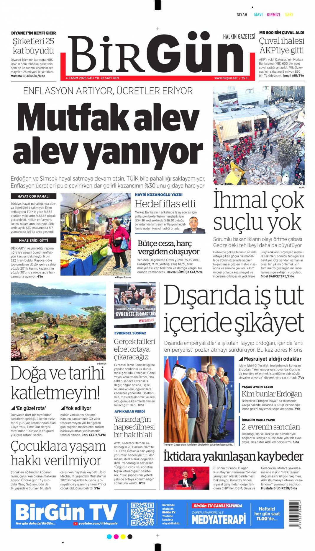 Cumhuriyetin en başarılı kadrosuyuz! 4 Kasım 2025 Salı, güncel gazete manşetleri 8