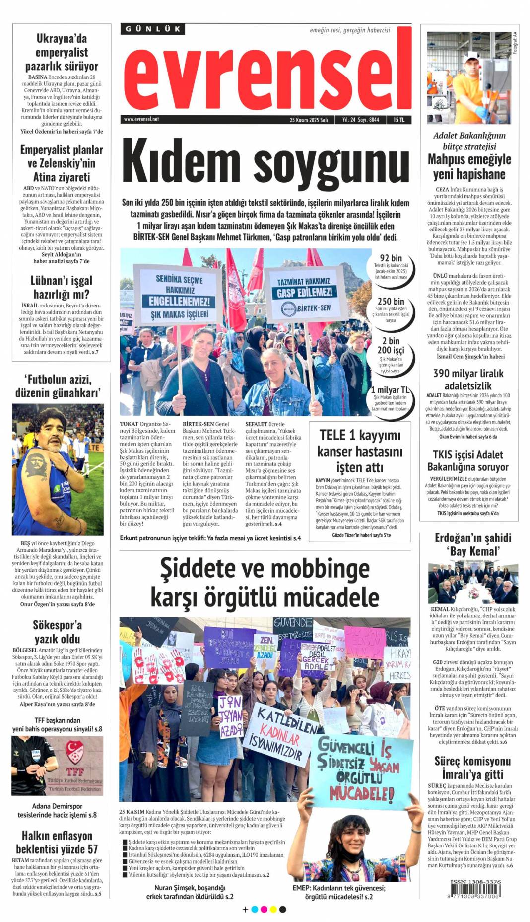 CHP koynundaki yılanı fark etti: 25 Kasım 2025 Salı, güncel gazete manşetleri... 14