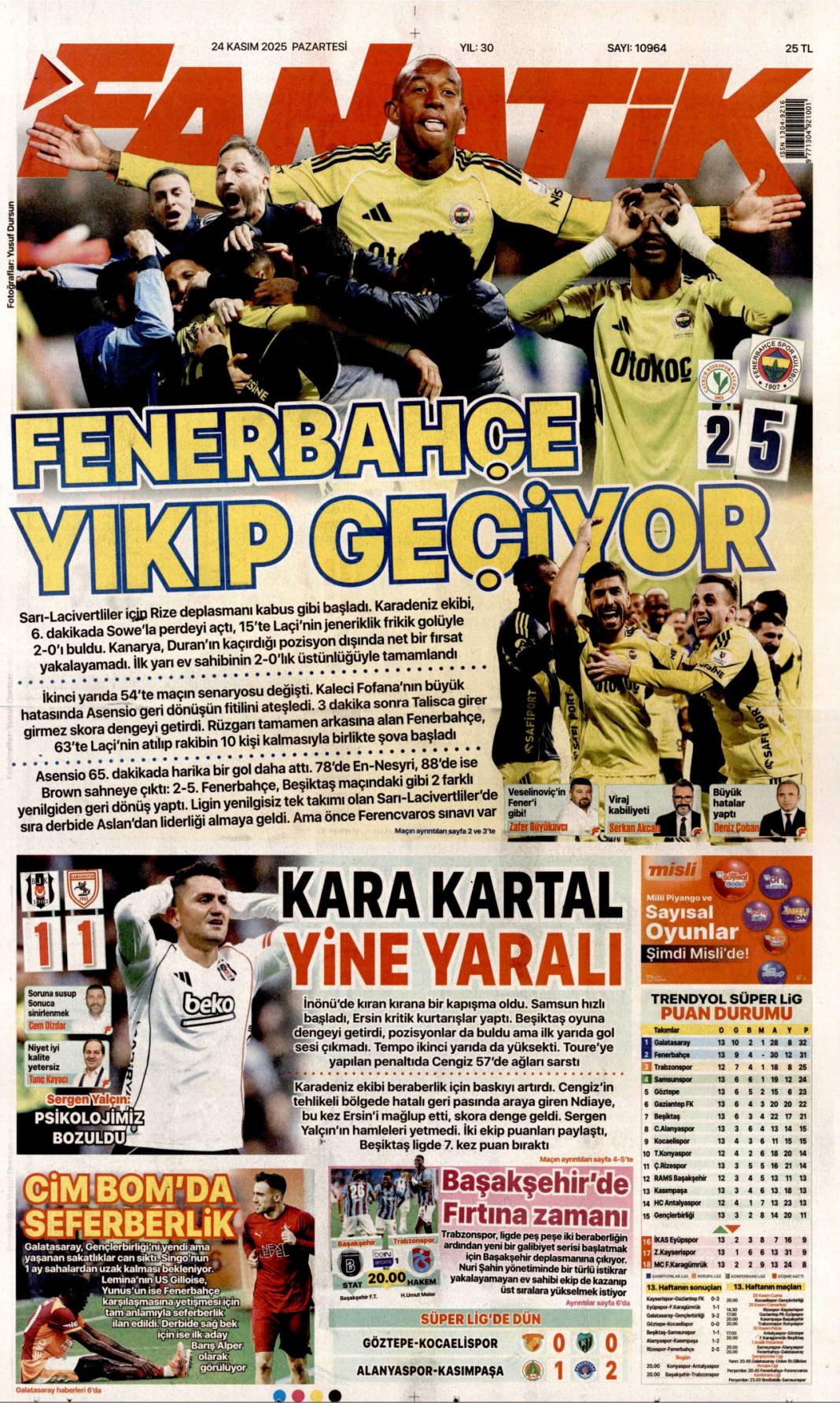 Cumhuriyetin öğretmeni: 21 Kasım 2025 Pazartesi güncel gazete manşetleri... 22