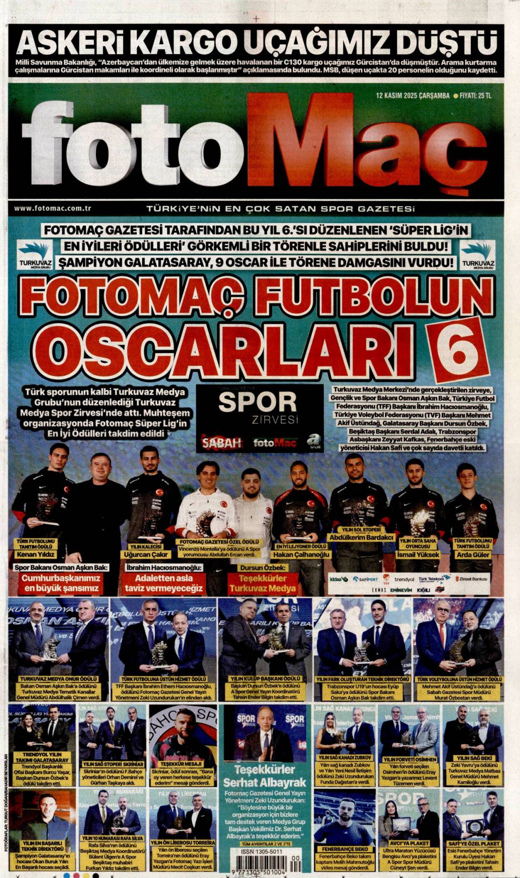 Tarihin en büyük yolsuzluğu: 12 Kasım 2025 Çarşamba güncel gazete manşetleri... 24