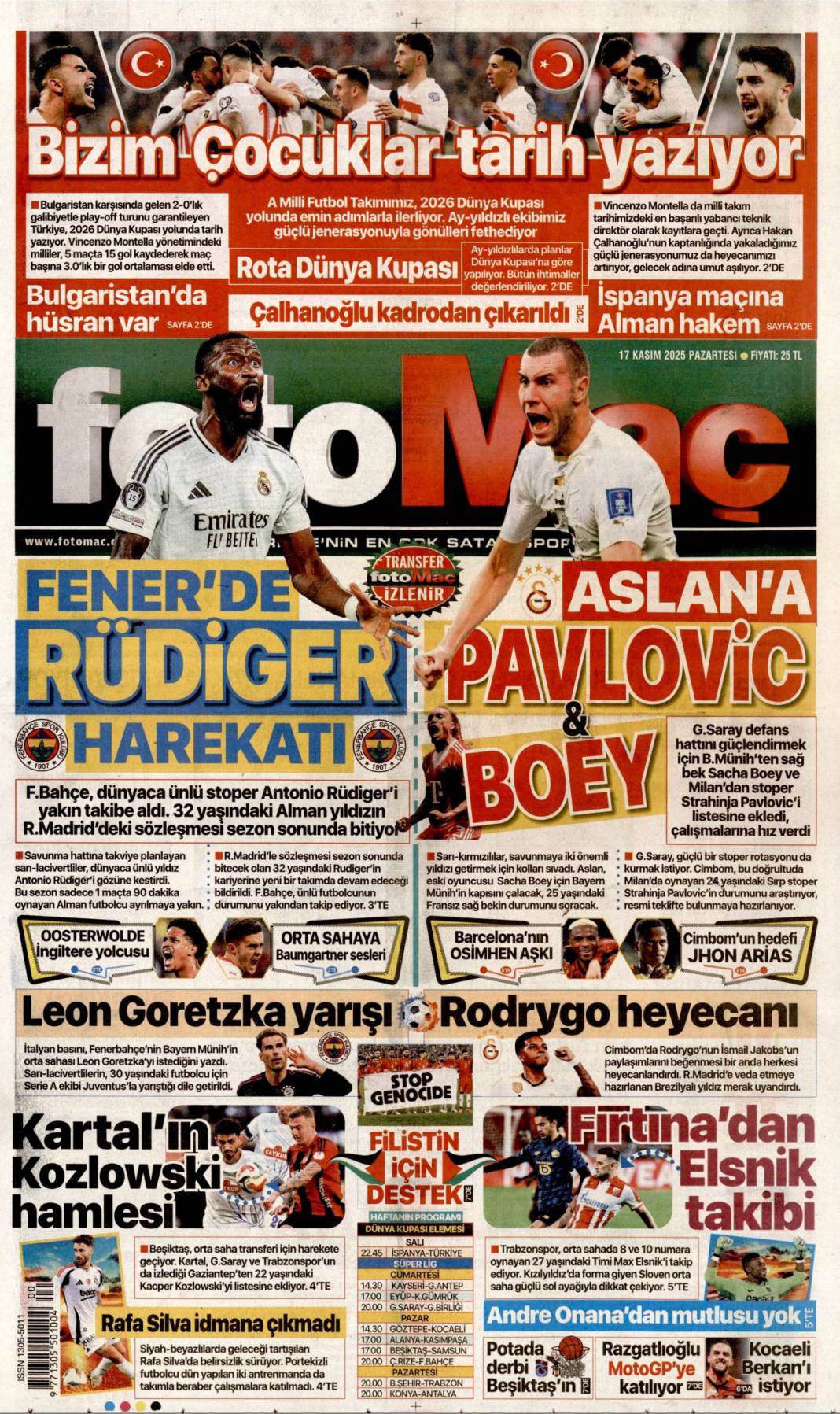 Sistemin A takımı rüşvet zengini: 17 Kasım 2025 Pazartesi güncel gazete manşetleri... 23