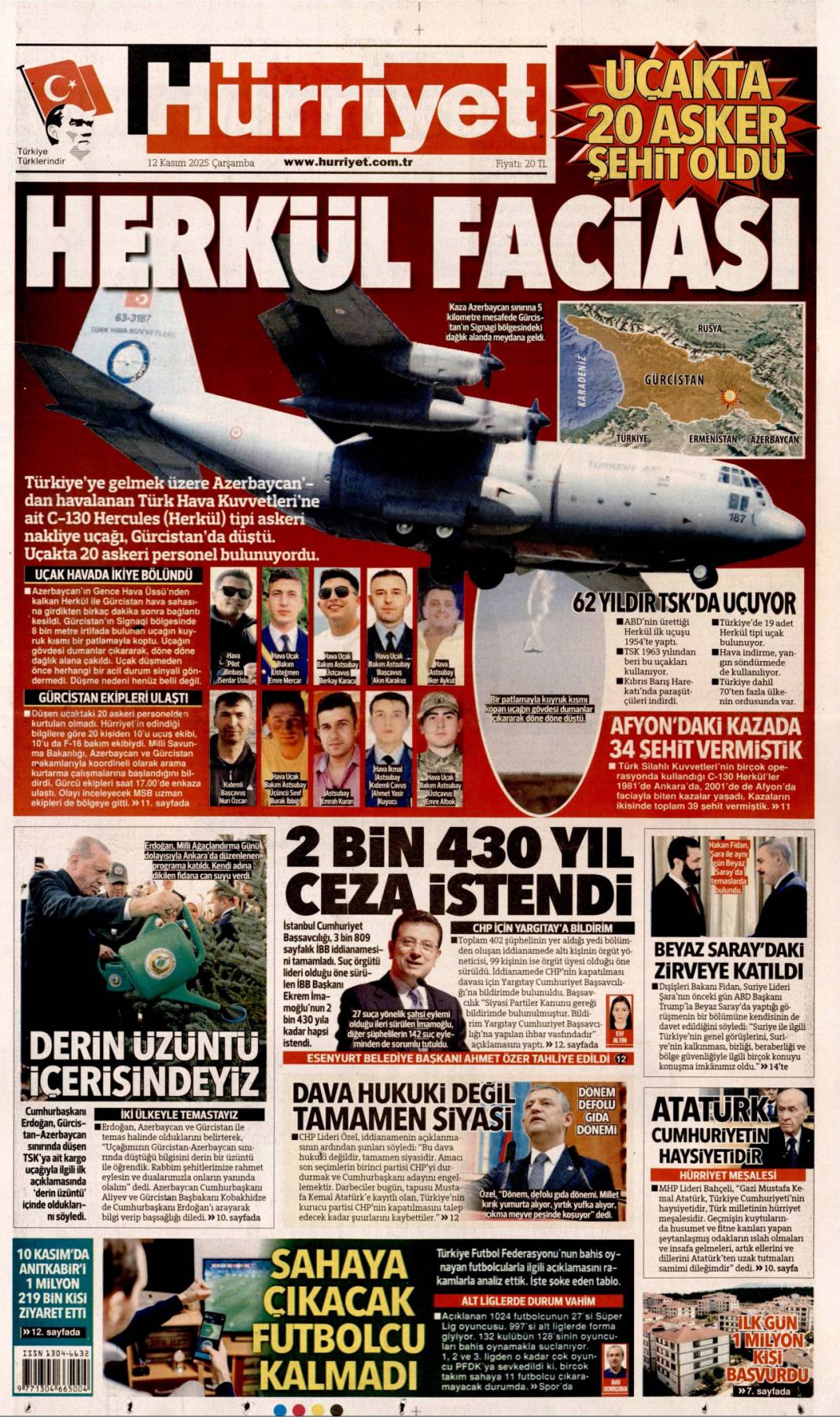 Tarihin en büyük yolsuzluğu: 12 Kasım 2025 Çarşamba güncel gazete manşetleri... 3