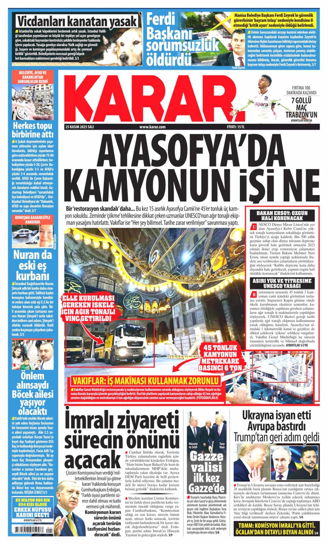 CHP koynundaki yılanı fark etti: 25 Kasım 2025 Salı, güncel gazete manşetleri... 15