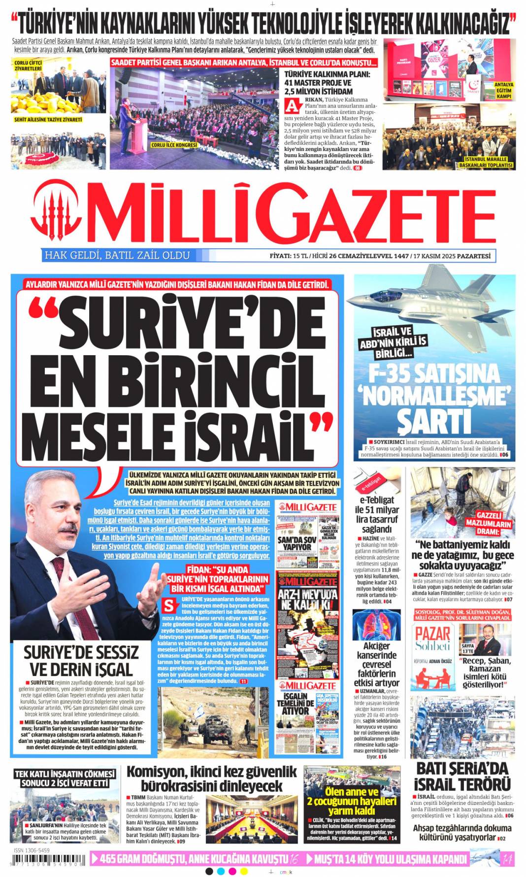 Sistemin A takımı rüşvet zengini: 17 Kasım 2025 Pazartesi güncel gazete manşetleri... 13