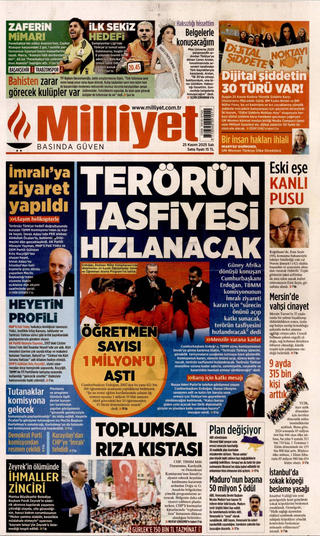 CHP koynundaki yılanı fark etti: 25 Kasım 2025 Salı, güncel gazete manşetleri... 4