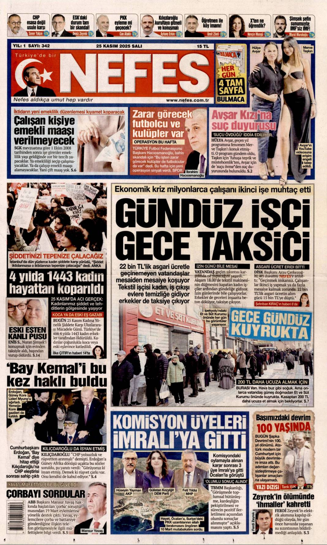 CHP koynundaki yılanı fark etti: 25 Kasım 2025 Salı, güncel gazete manşetleri... 17