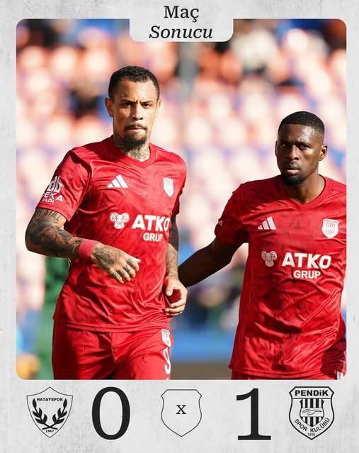 Pendikspor liderlik koltuğunda: Hatayspor'u 1-0 yenerek zirvenin yeni sahibi oldu 4