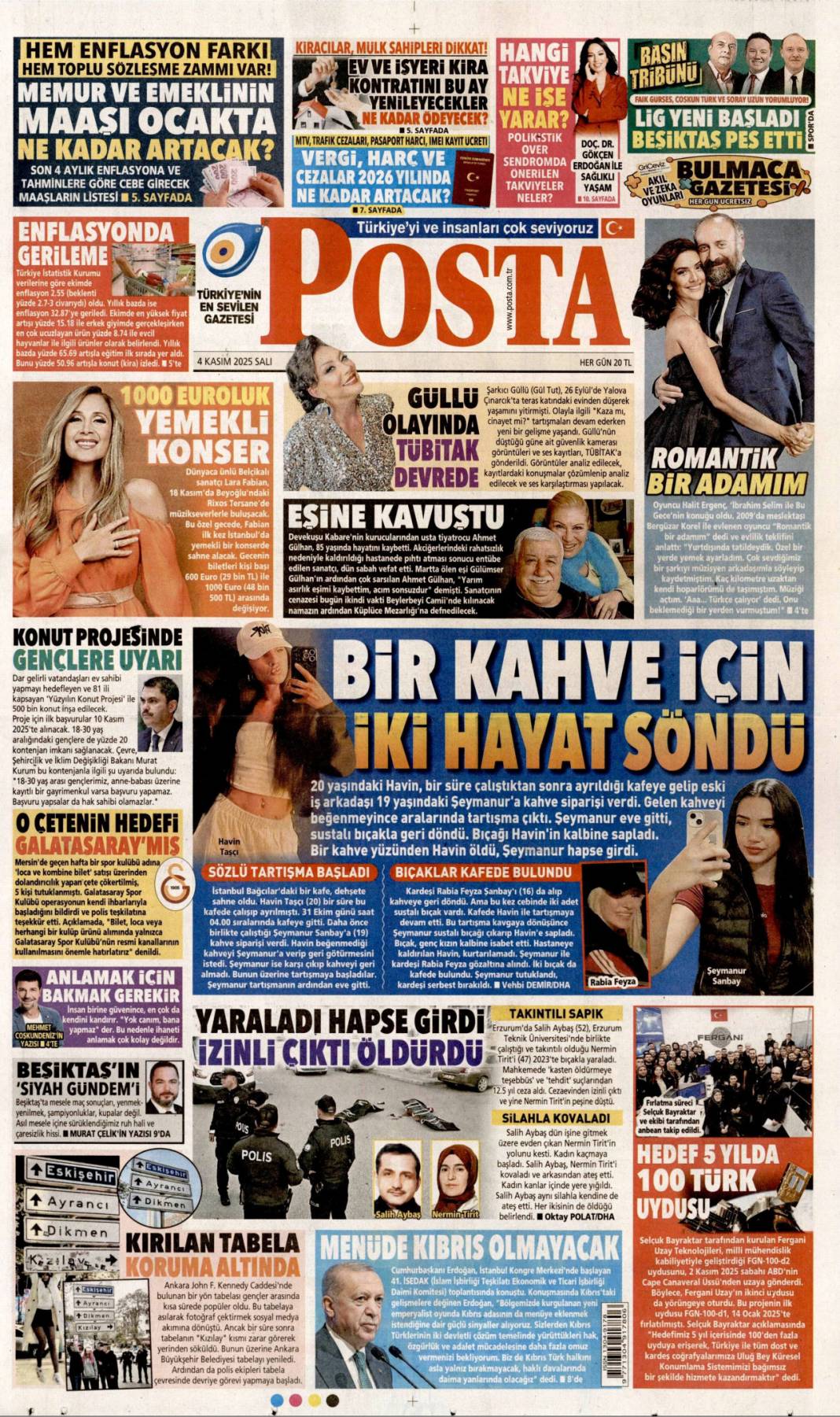 Cumhuriyetin en başarılı kadrosuyuz! 4 Kasım 2025 Salı, güncel gazete manşetleri 17