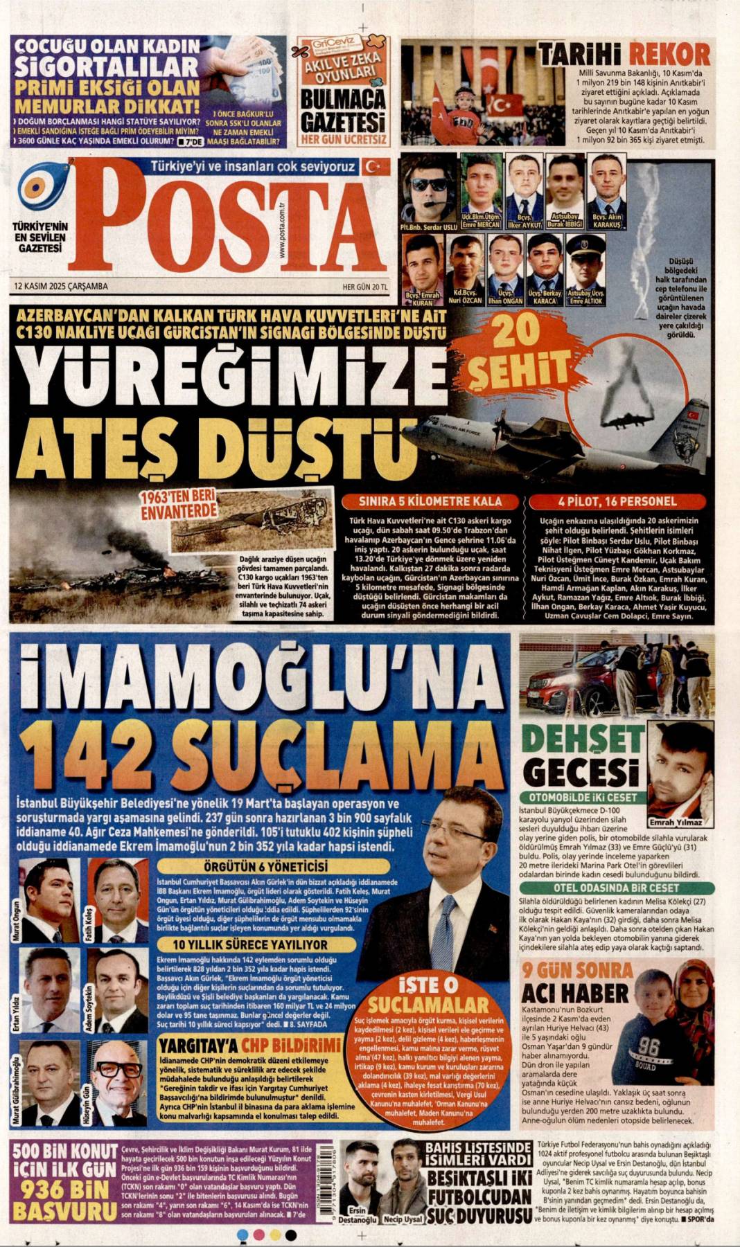 Tarihin en büyük yolsuzluğu: 12 Kasım 2025 Çarşamba güncel gazete manşetleri... 18