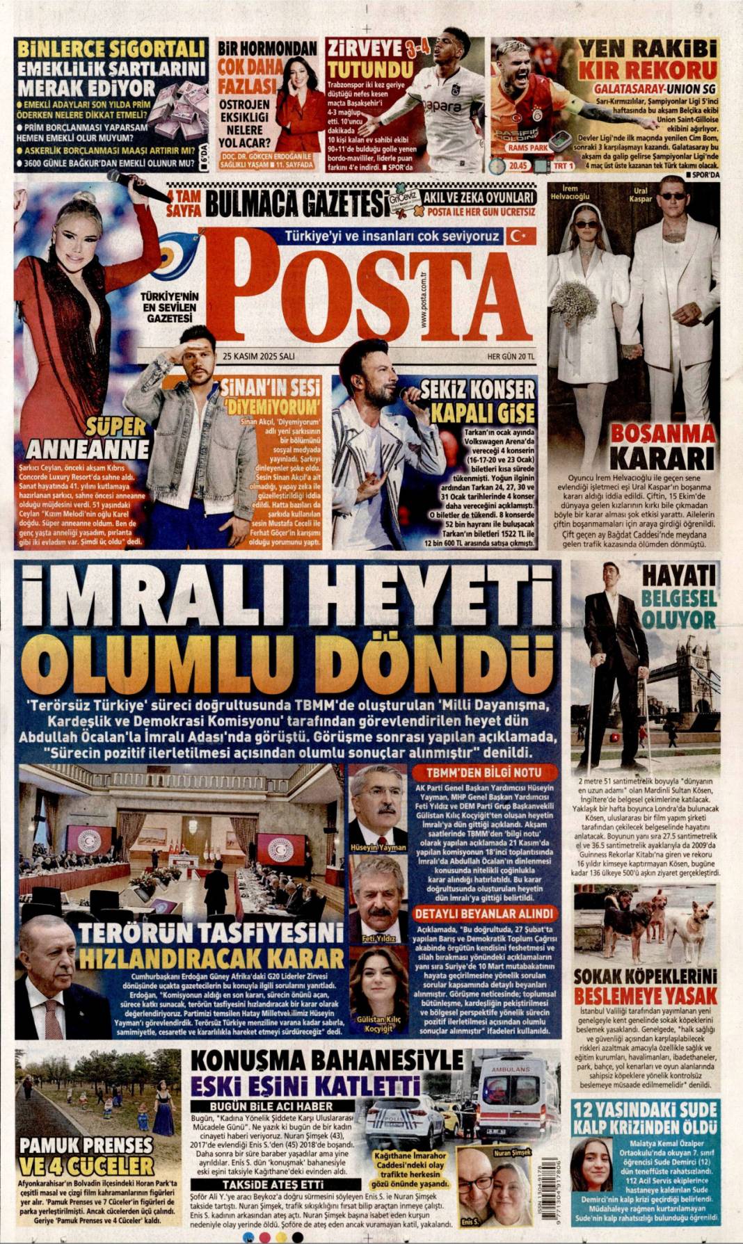 CHP koynundaki yılanı fark etti: 25 Kasım 2025 Salı, güncel gazete manşetleri... 21