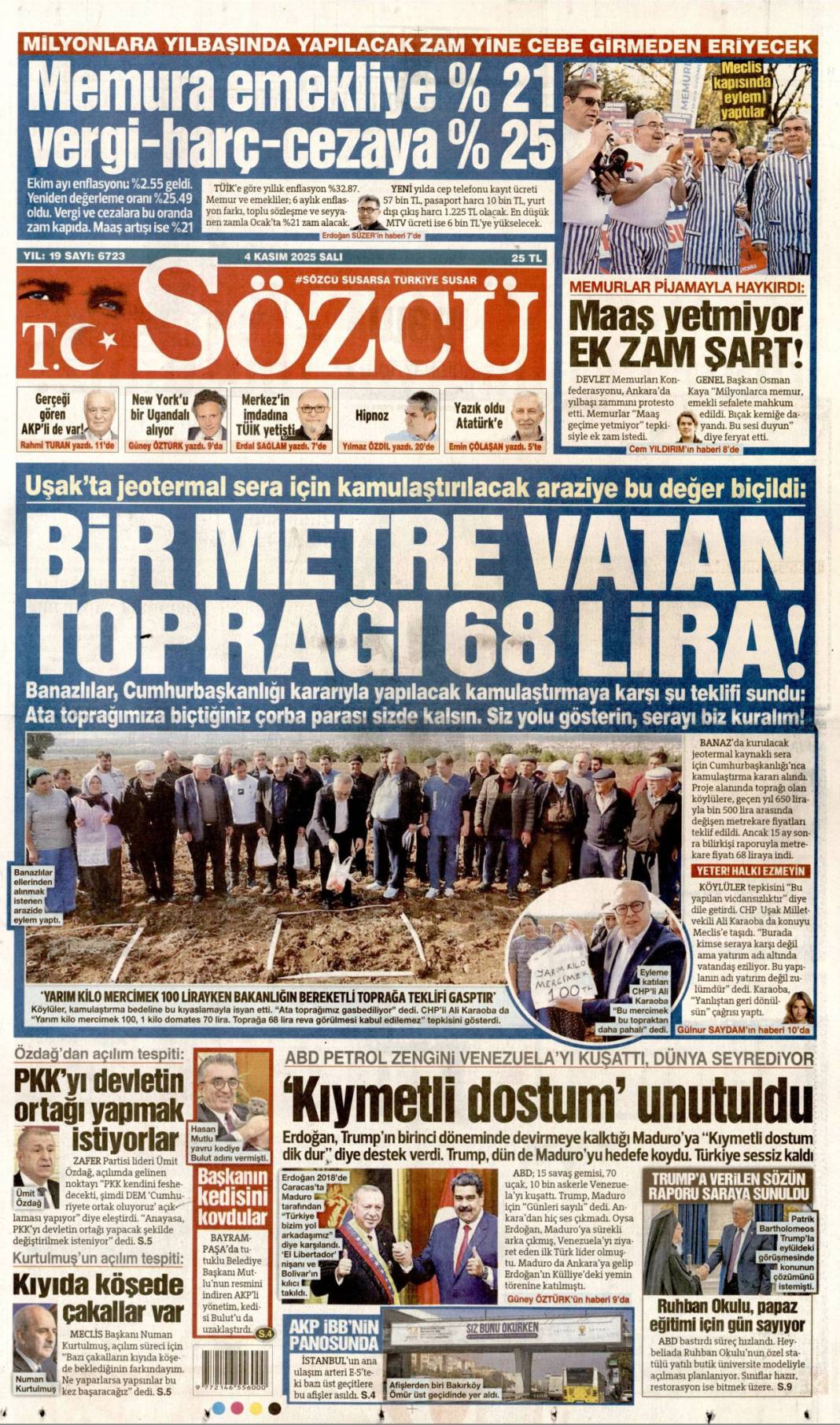 Cumhuriyetin en başarılı kadrosuyuz! 4 Kasım 2025 Salı, güncel gazete manşetleri 18