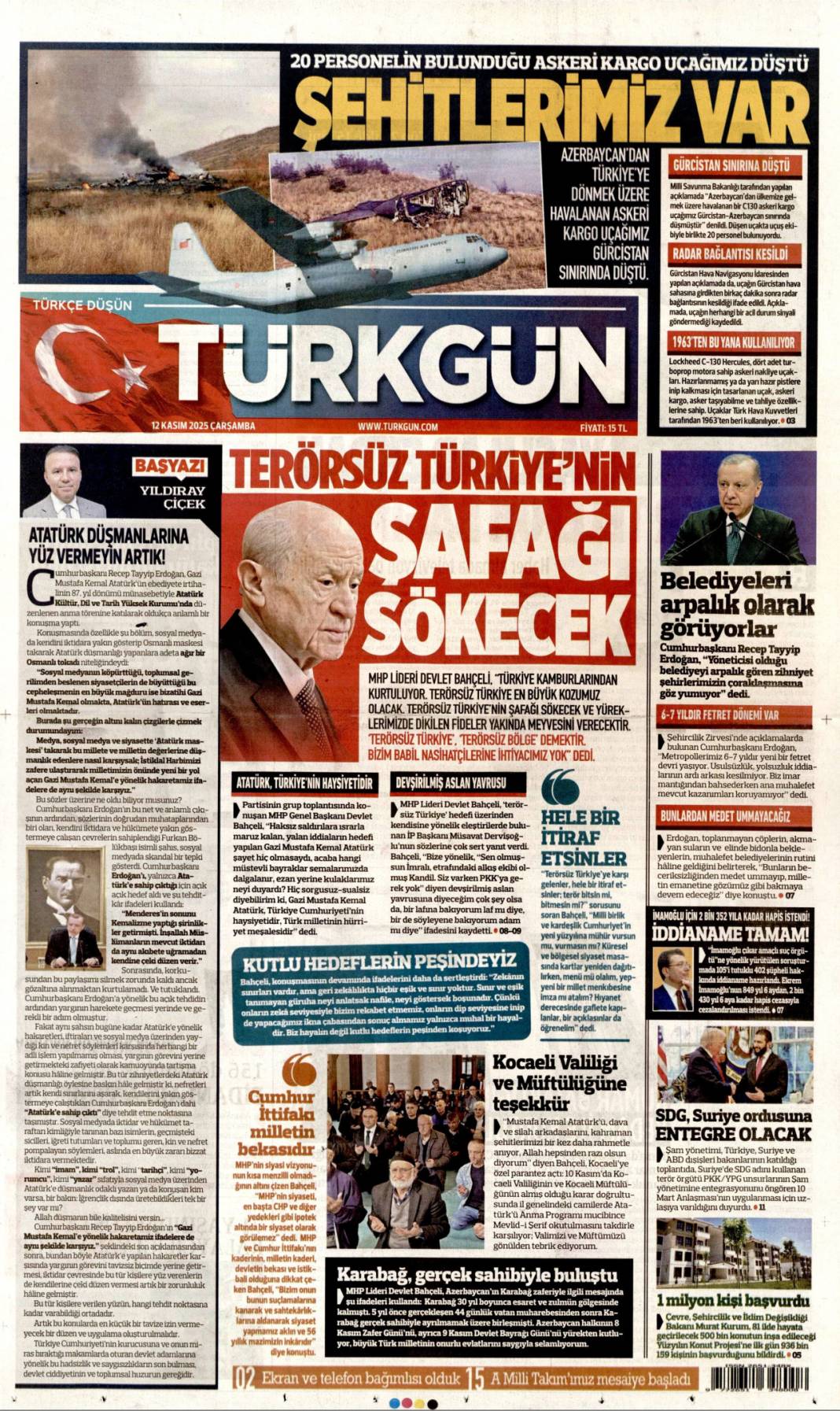 Tarihin en büyük yolsuzluğu: 12 Kasım 2025 Çarşamba güncel gazete manşetleri... 20