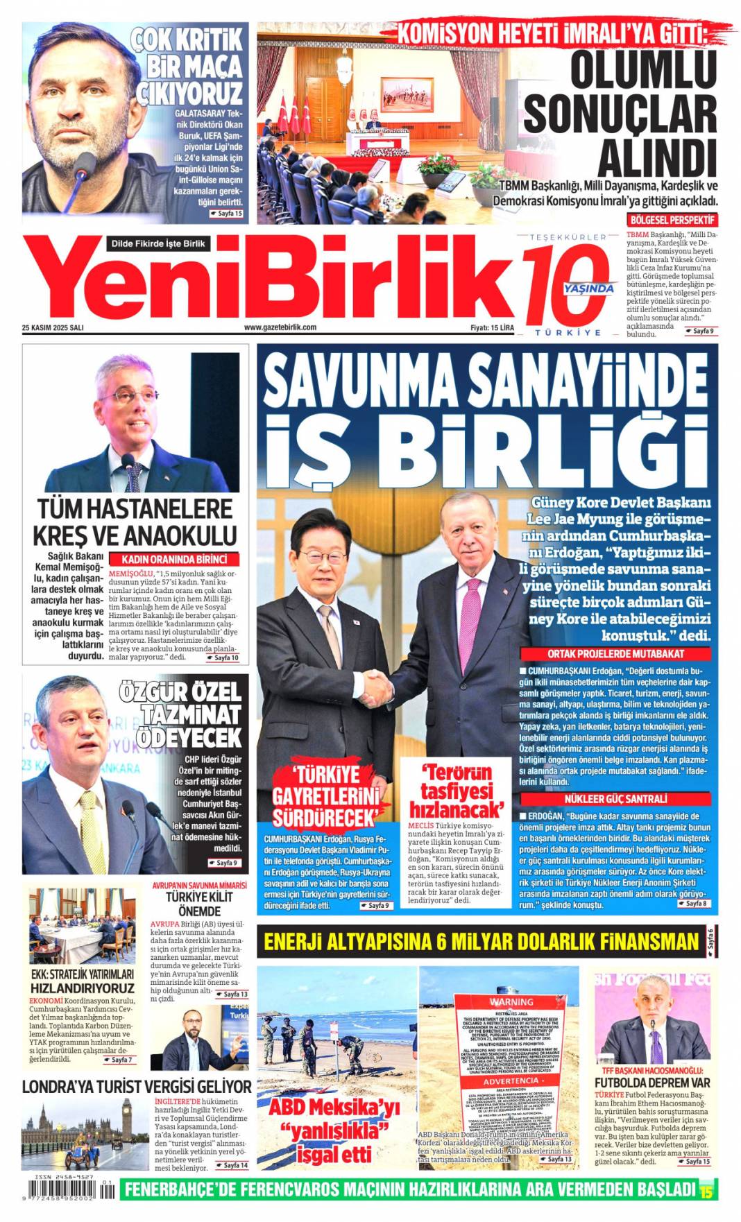 CHP koynundaki yılanı fark etti: 25 Kasım 2025 Salı, güncel gazete manşetleri... 9