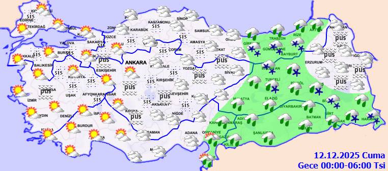 Meteoroloji son tahminlerini açıkladı: O bölgelerde, göz gözü görmeyecek! Bugün hava nasıl, perşembe günü hava nasıl olacak? 4