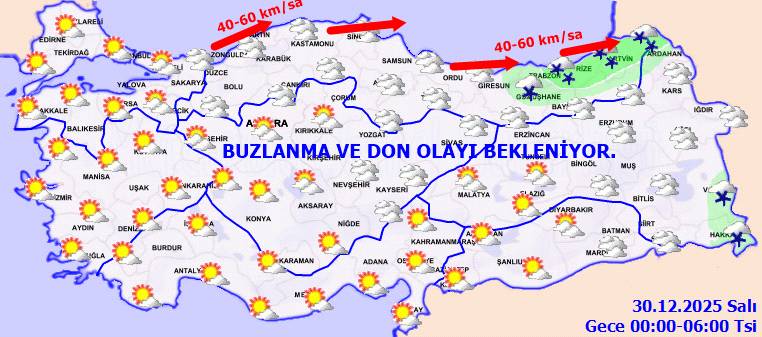 Türkiye donacak! Yoğun kar yağışı için Meteoroloji alarm verdi! Bugün hava nasıl, Pazartesi hava nasıl olacak? 5