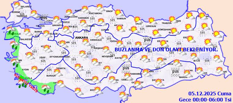 Meteoroloji uyardı: Buzlanma ve don, o bölgelerde etkili olacak! Bugün hava nasıl, perşembe günü hava nasıl olacak? 4