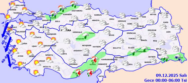 Meteoroloji açıkladı: Lapa lapa kar geliyor! Bugün hava nasıl, pazartesi hava nasıl olacak? 3