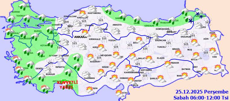 Meteoroloji uyarı üzerine uyarı yaptı: Kuvvetli yağış ve soğuk geliyor! Bugün hava nasıl, Perşembe günü hava nasıl? 4