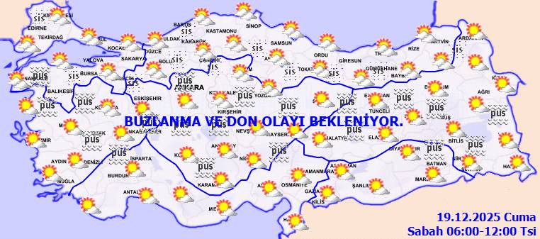Meteoroloji son tahminlerini açıkladı: O, bölgelerde göz gözü görmeyecek! Bugün hava nasıl, Cuma günü hava nasıl olacak? 6