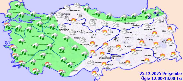 Meteoroloji uyarı üzerine uyarı yaptı: Kuvvetli yağış ve soğuk geliyor! Bugün hava nasıl, Perşembe günü hava nasıl? 6