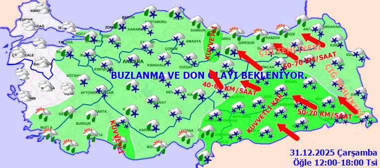 Meteoroloji'den kar alarmı? Bugün hava nasıl, Çarşamba günü hava nasıl olacak? 6