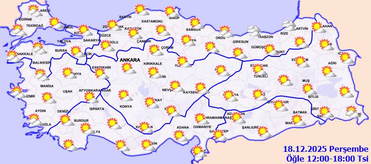 Meteoroloji açıkladı: Türkiye donacak! Bugün hava nasıl, perşembe günü hava nasıl olacak? 7