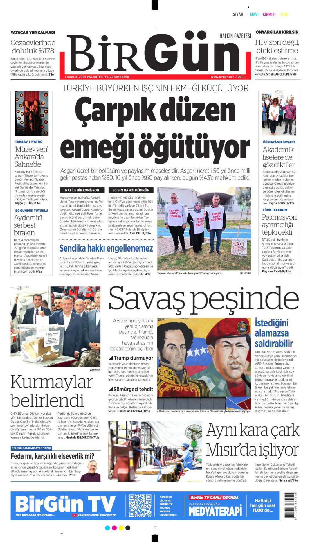 İşte kızıl saçlı köstebek savcı: 1 Ekim 2025 gazete manşetleri 15