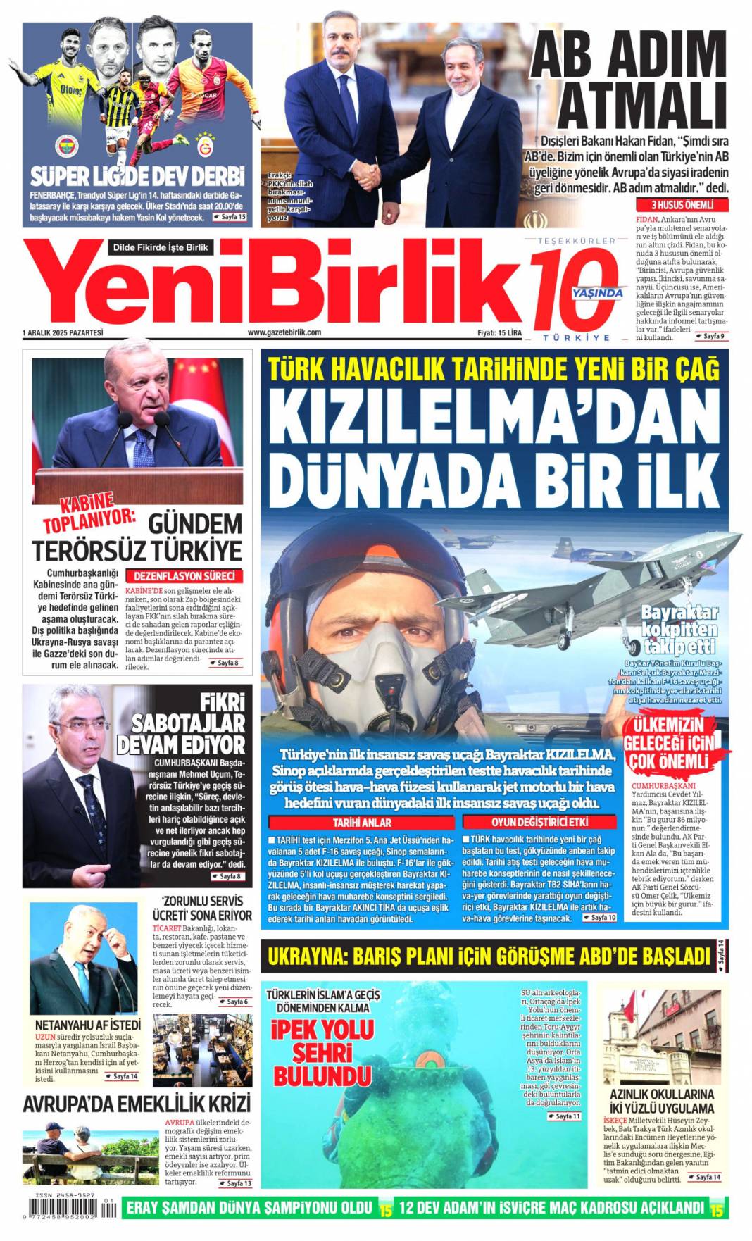 İşte kızıl saçlı köstebek savcı: 1 Ekim 2025 gazete manşetleri 18