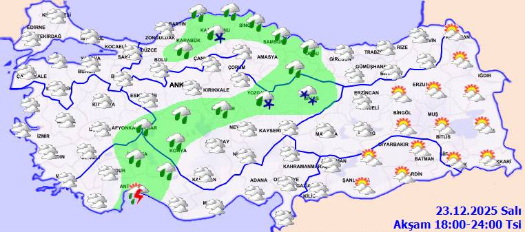 Meteoroloji uyardı: O, bölgelerde sağanak yağış etkili olacak! Bugün hava nasıl, Salı günü hava nasıl olacak? 10