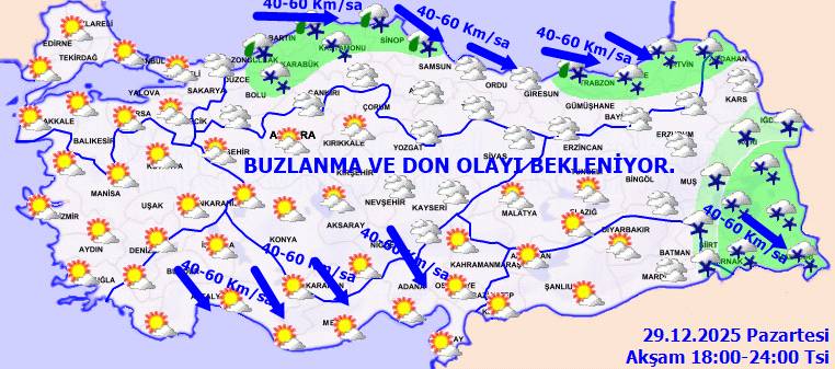 Türkiye donacak! Yoğun kar yağışı için Meteoroloji alarm verdi! Bugün hava nasıl, Pazartesi hava nasıl olacak? 10