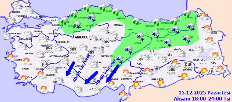Meteoroloji'den uyarı üstüne uyarı: O, bölgeler buz tutacak! Bugün hava nasıl, pazartesi hava nasıl olacak? 10