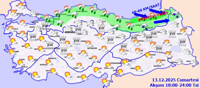 Meteoroloji uyardı: Hafta sonu hava nasıl olacak, bugün hava nasıl, cumartesi hava nasıl olacak? 6