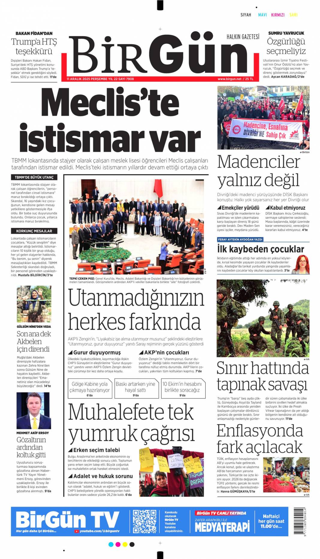 Güllü'yü itti bay bay dedi: 11 Kasım 2025 Perşembe, güncel gazete manşetleri... 9