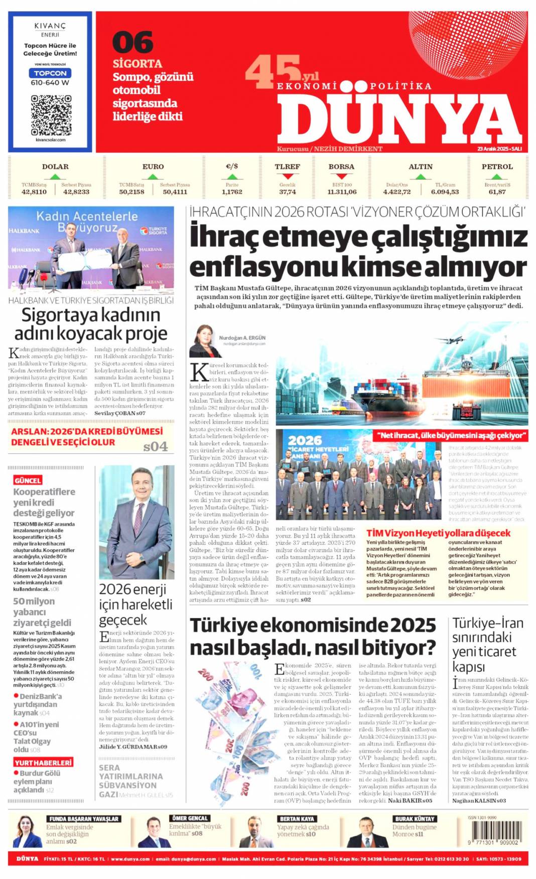 Yalıda ünlülere uyuşturucu servisi: 23 Aralık 2025 Salı, güncel gazete manşetleri 10