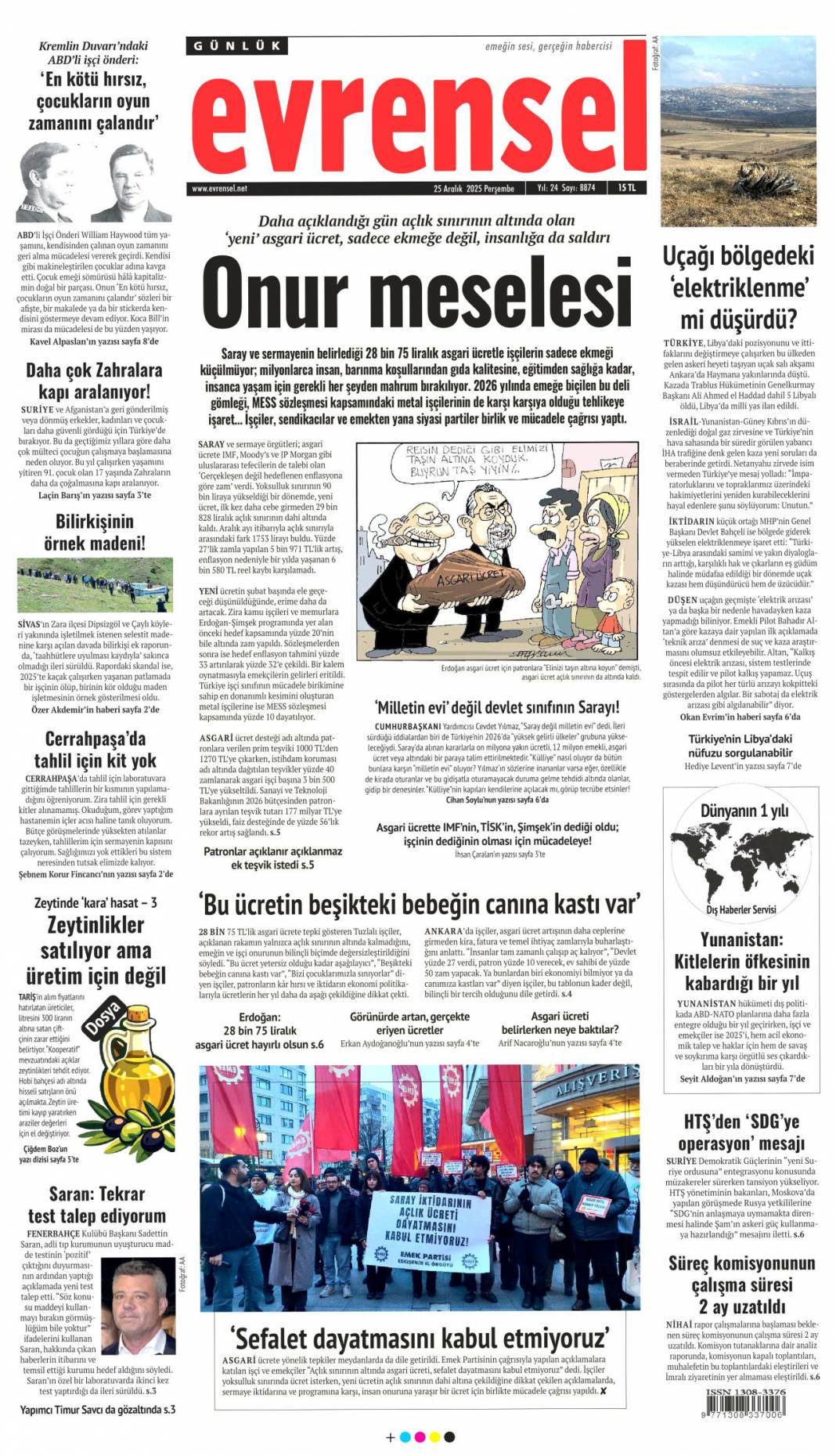 Ege ve Akdeniz'de hakkımızı yedirmeyiz: 25 Aralık 2025 Perşembe güncel gazete manşetleri 20