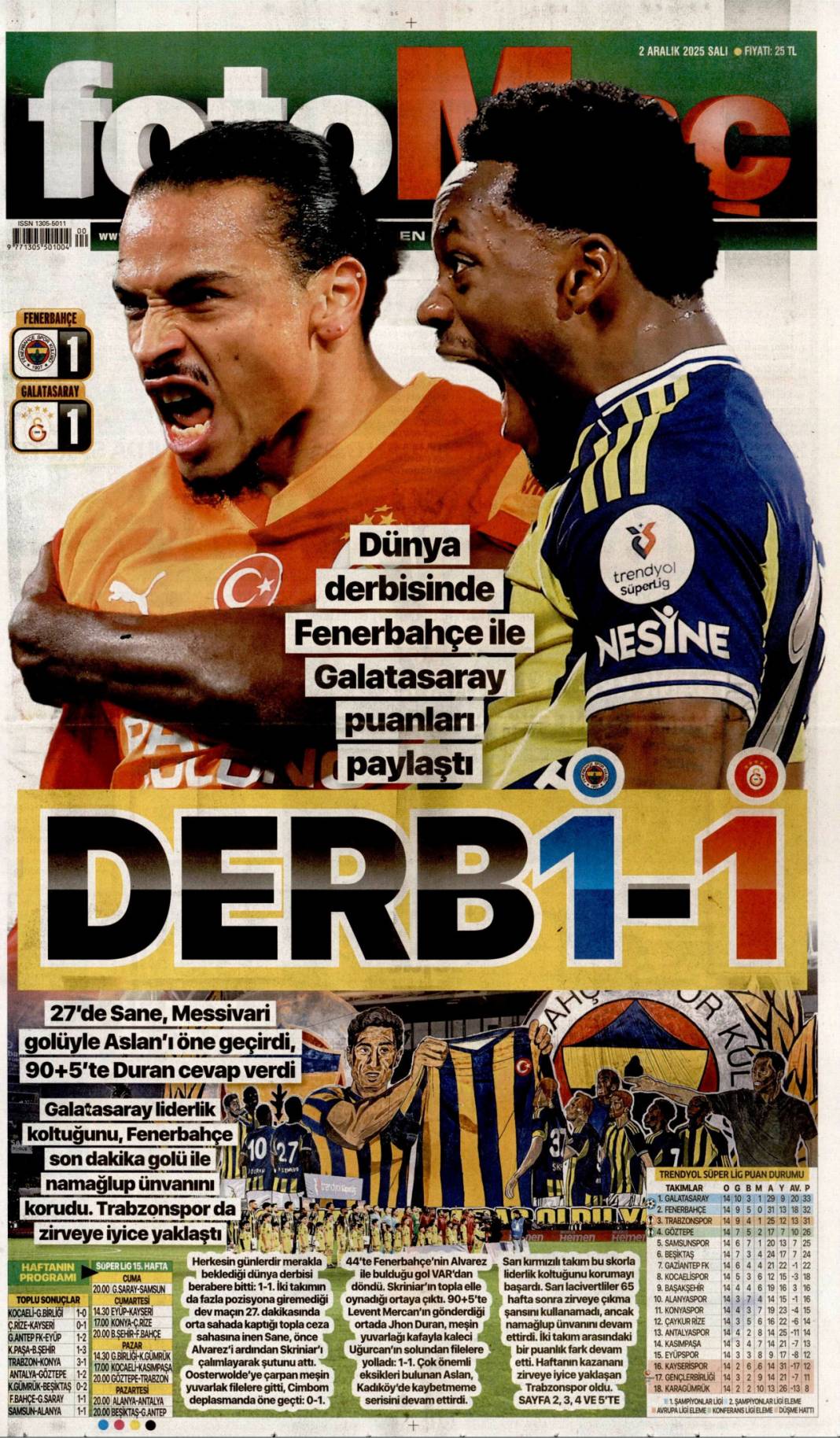 Topyekün kalkınma seferberliği: 2 Kasım 2025 Salı güncel gazete manşetleri... 23