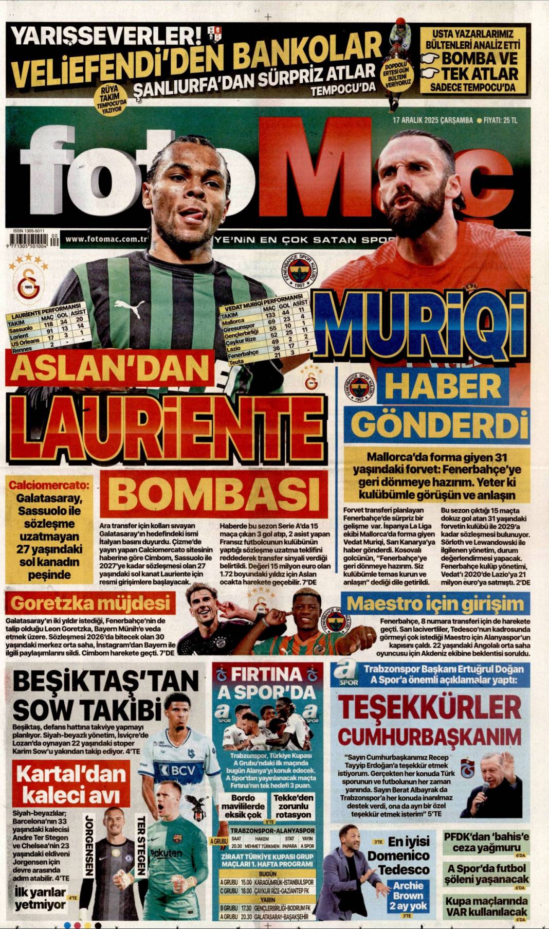 Güllü'nün cinayetinde miras kuşkusu: 17 Aralık 2025 Çarşamba, güncel gazete manşetleri... 25