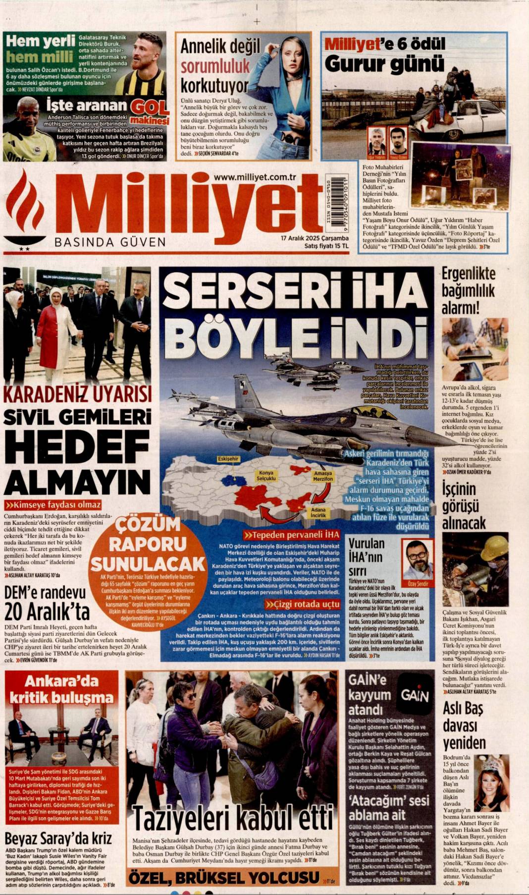 Güllü'nün cinayetinde miras kuşkusu: 17 Aralık 2025 Çarşamba, güncel gazete manşetleri... 4