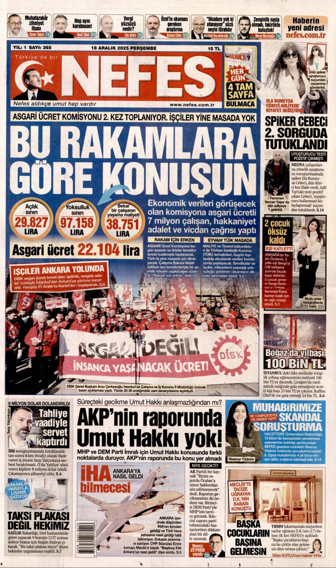 İşgalcinin Türk korkusu: 18 Aralık 2025 Perşembe, güncel gazete manşetleri... 18