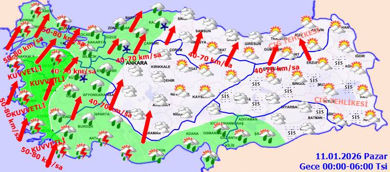 Meteoroloji o bölgelere dikkat çekti: Lapa lapa kar yağacak! Bugün hava nasıl, Cumartesi hava nasıl olacak? 7