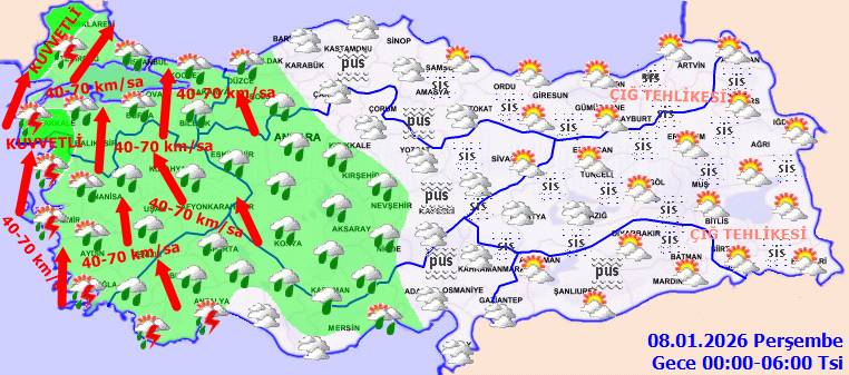 Meteoroloji uyardı: Kar fırtına ve soğuk hava geri mi geliyor? Bugün hava nasıl, Çarşamba günü hava nasıl olacak? 6