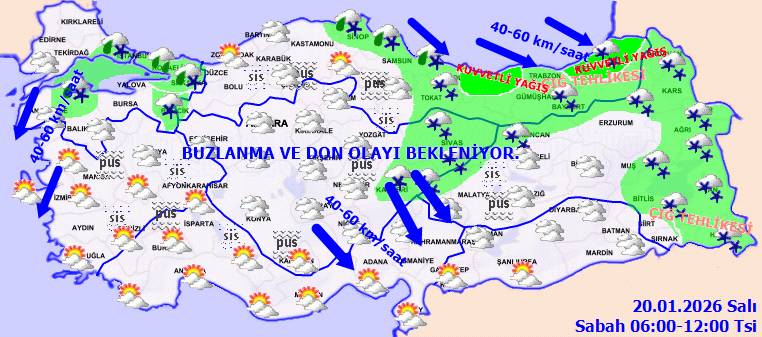 Meteoroloji uyardı: O bölgelerde yer yer kuvvetli olacak! Bugün hava nasıl, Salı günü hava nasıl olacak? 5