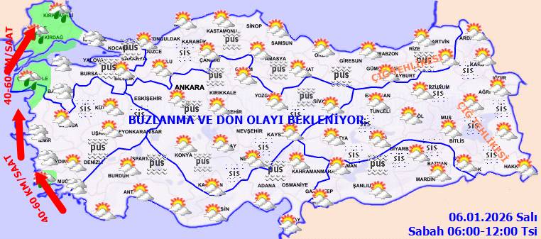 Meteoroloji uyardı: O bölgelerde kuvvetli olması bekleniyor! Bugün hava nasıl, Salı günü hava nasıl olacak? 7