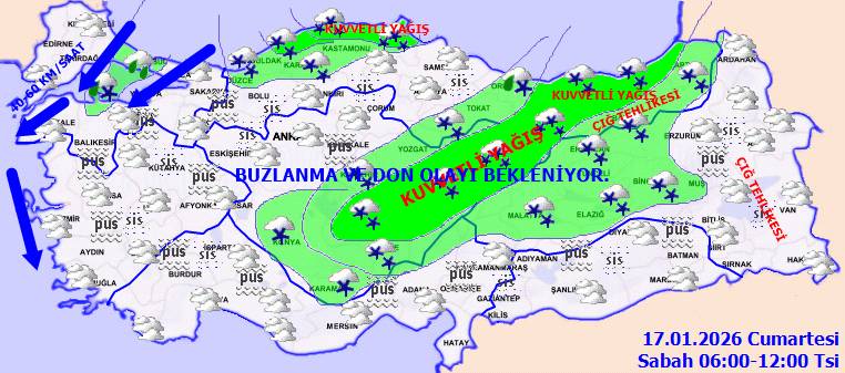 Meteoroloji uyardı: Sıcaklıklar 10 derece düşüyor, kar geliyor! Bugün hava nasıl, Cumartesi hava nasıl olacak? 5