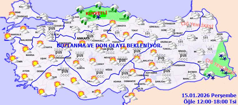 Meteoroloji'den uyarı üstüne uyarı: O bölgelerde yer yer kuvvetli olacak! Bugün hava nasıl, Perşembe günü hava nasıl olacak? 9