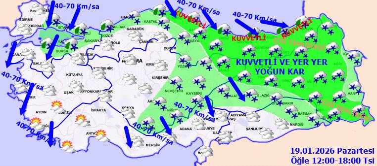 Kar İstanbul'a fena geldi! Meteoroloji'den uyarı üstüne uyarı! Bugün hava nasıl, Pazartesi hava nasıl olacak? 8