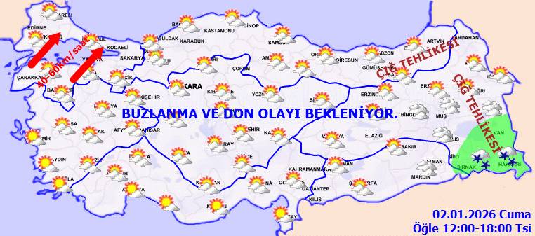 Meteoroji'den uyarı üstüne uyarı: Don ve buzlanmaya dikkat! Bugün hava nasıl, Pazartesi hava nasıl olacak? 10