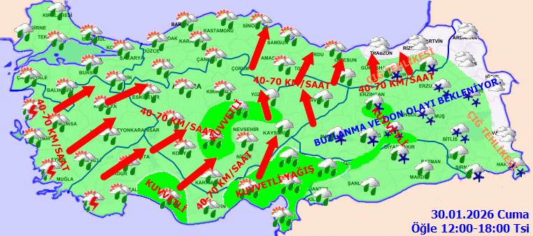 Meteoroloji'den su baskınlarına karşı uyarı! Bugün hava nasıl, Cuma günü hava nasıl olacak? 8